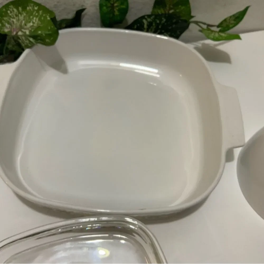 Set 3 RARE Corning Ware Le Romarin‎ Casserole Dish A-10-B l’echalotte le persil